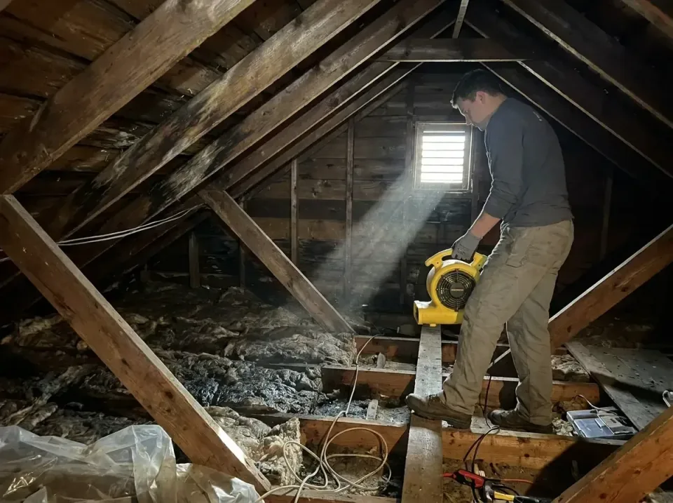 attic-water-damage-drying-proc-007 — frequently asked questions, Emergency Water Extraction & 24/7 Flood Response in San Ysi…